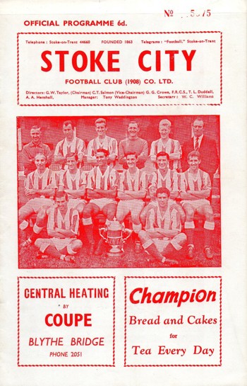 Match programme